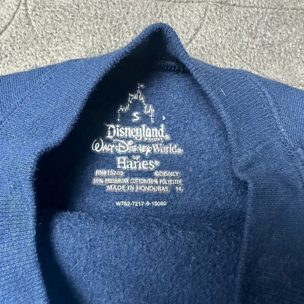 Disney blue women’s Pull over long sleeve California S - Picture 4 of 7